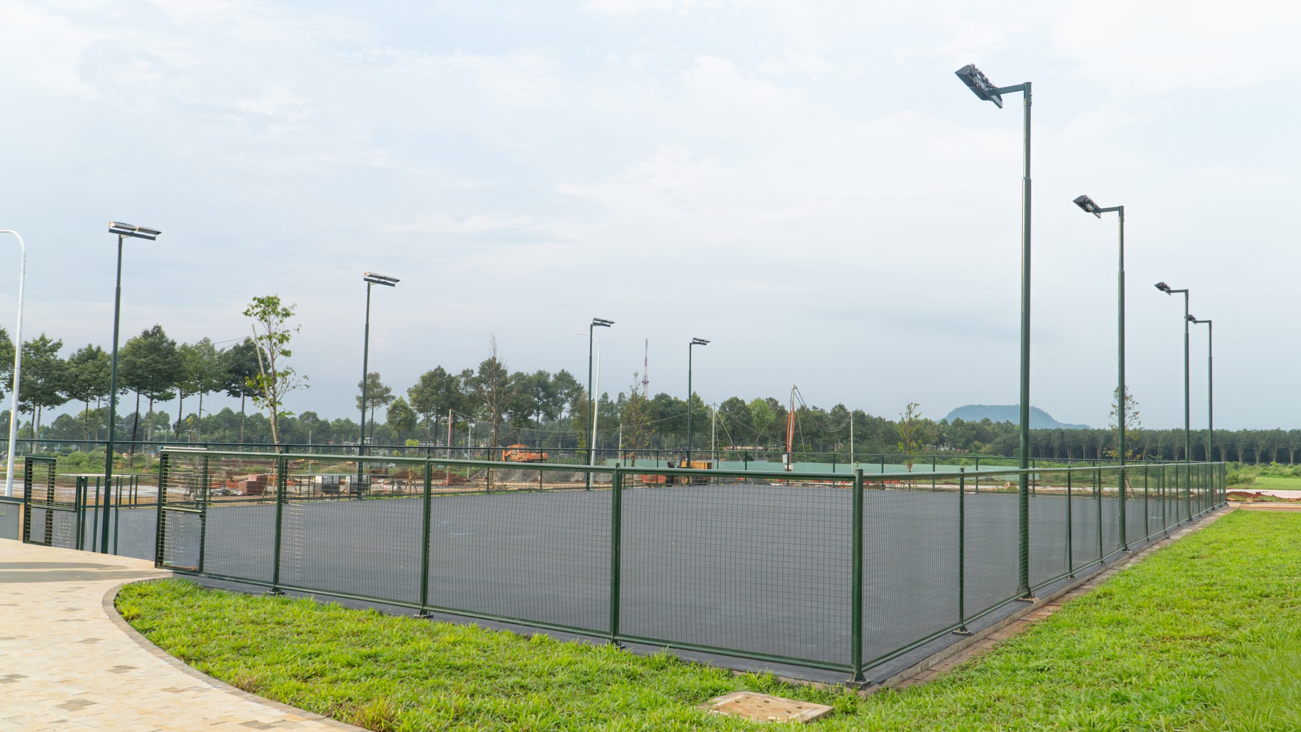 Hình ảnh cập nhật mới nhất dự án Dầu Giây: sân thể thao
