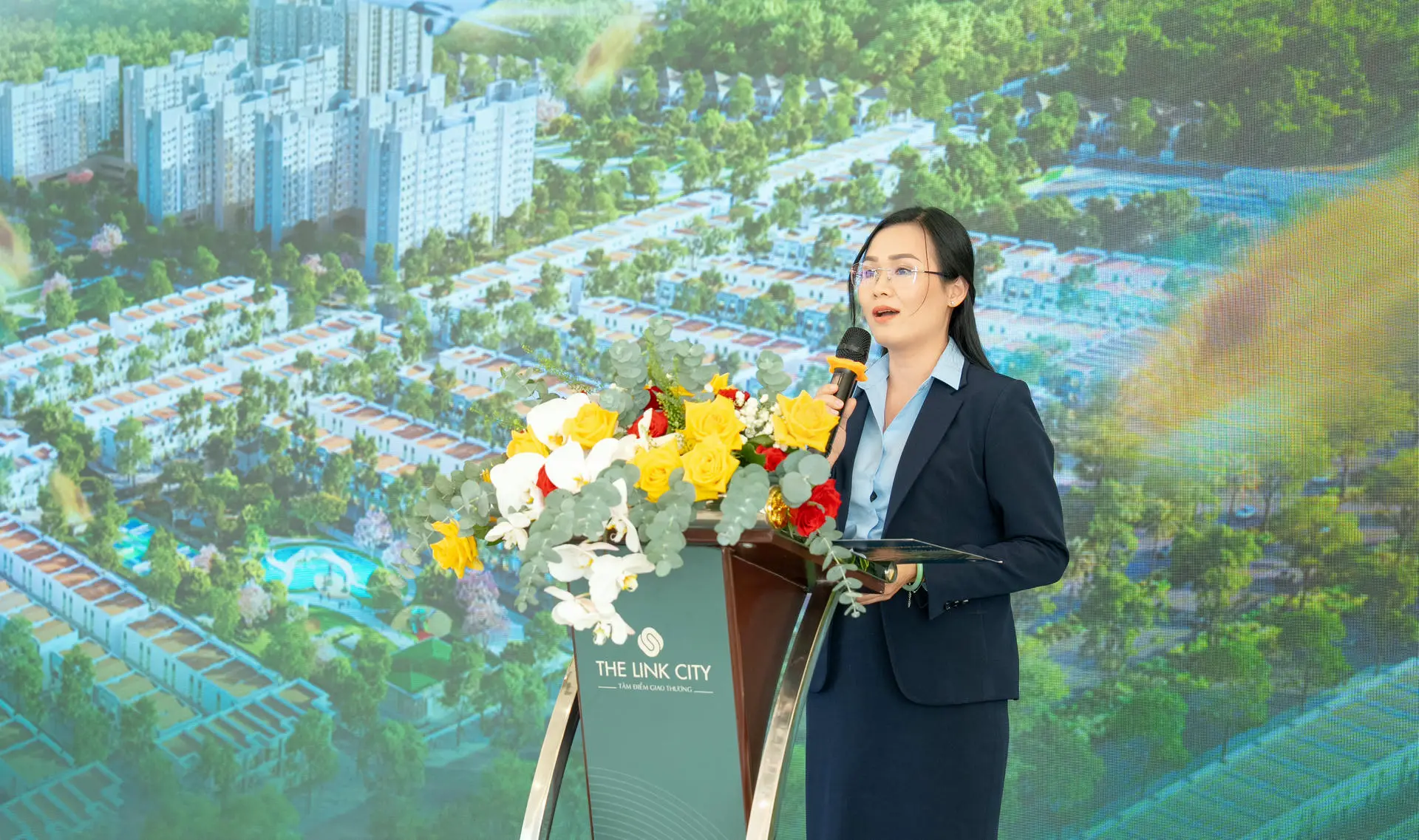 Bà Nguyễn Thị Ngọc Trúc – Phó Giám đốc VietinBank chi nhánh Biên Hòa – cho biết hoàn toàn an tâm về pháp lý dự án The Link City.